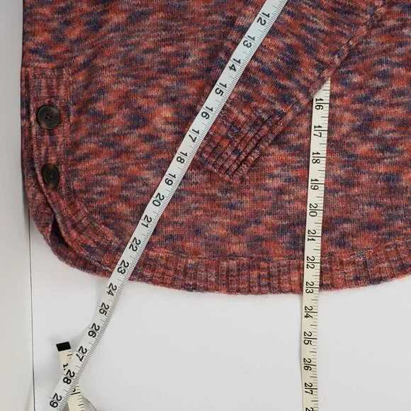 Madewell Sweater XXS Multicolor Blues Rust Orange Wool Acrylic Womens Knit NWT - Picture 11 of 16